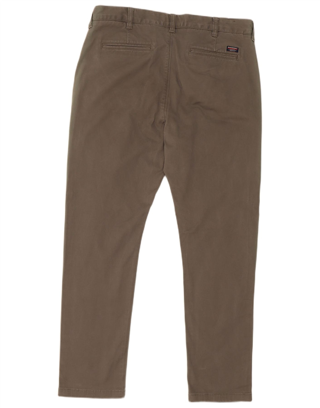 Superdry Herren Slim Cargohose W34 L30 Khaki Baumwolle