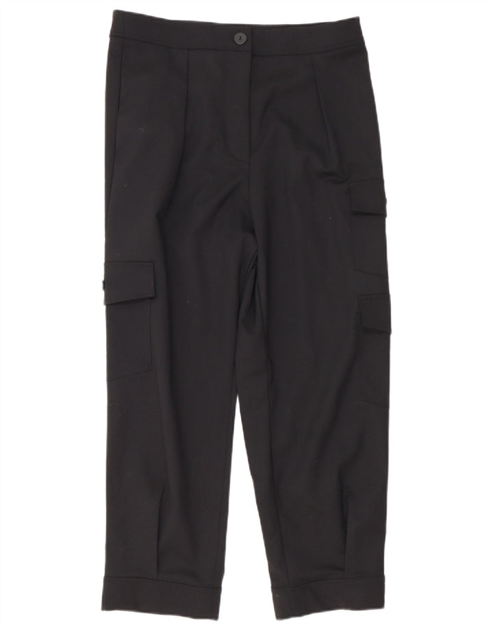 Gerade Cargo-Hose für Damen von Sundek, Größe M, W30, L26, Schwarz, Baumwolle