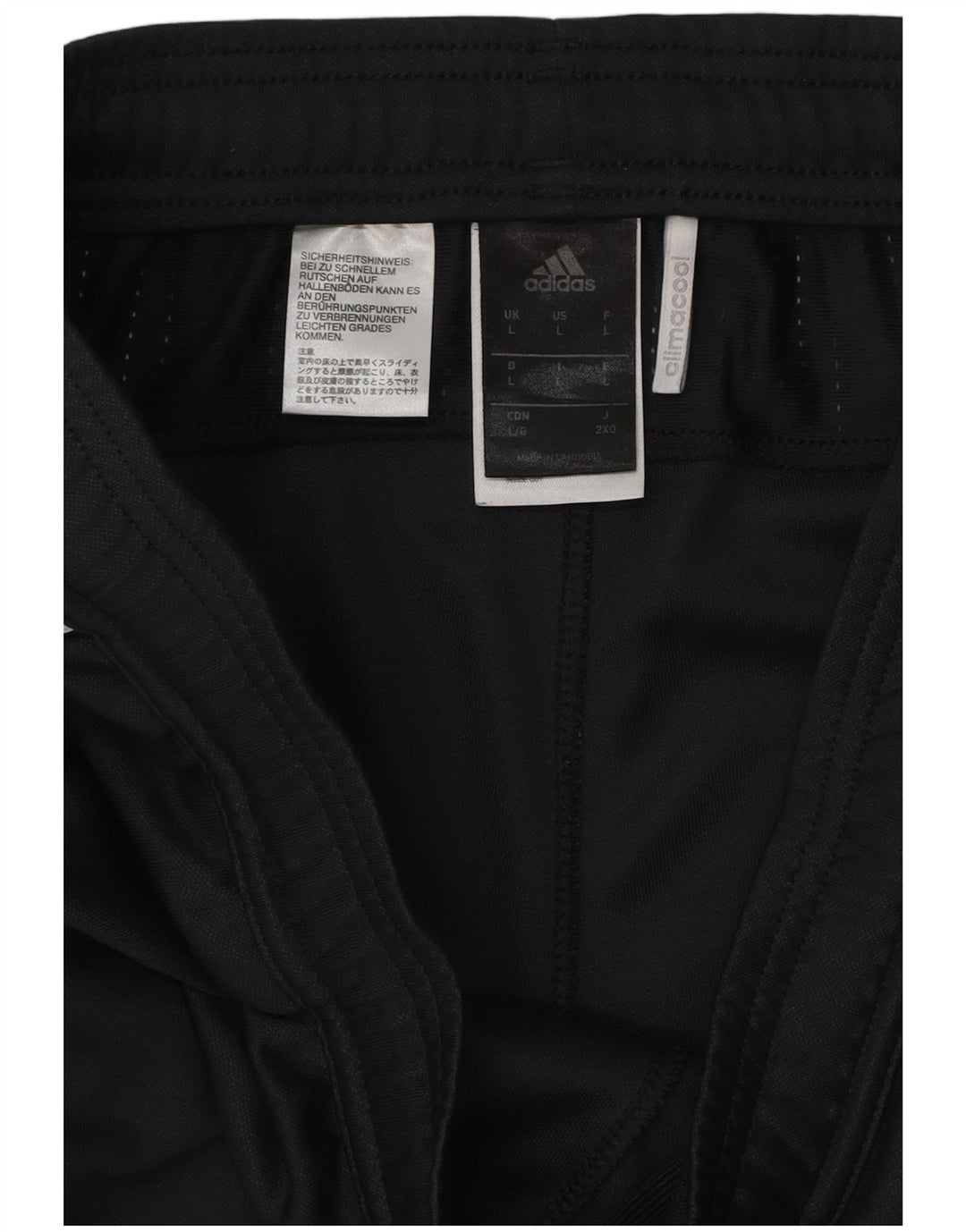 Adidas Herren Climacool Trainingshose, groß, aus schwarzem Polyester