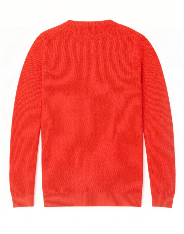Tommy Hilfiger Damen-Pullover mit U-Boot-Ausschnitt, Gr. 12, mittelrot