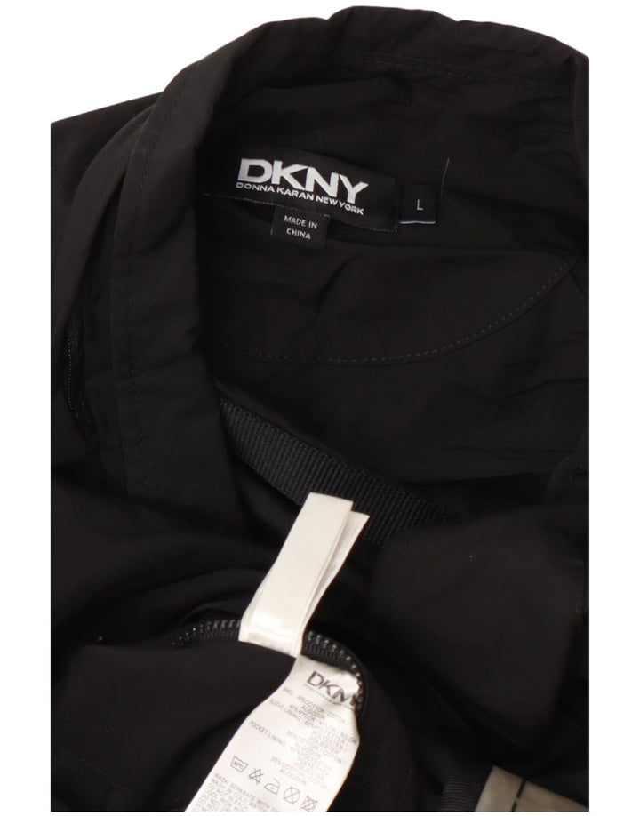 Dkny Herren-Blazer mit 3 Knöpfen, Gr. 40, Größe L, Schwarz, Baumwolle