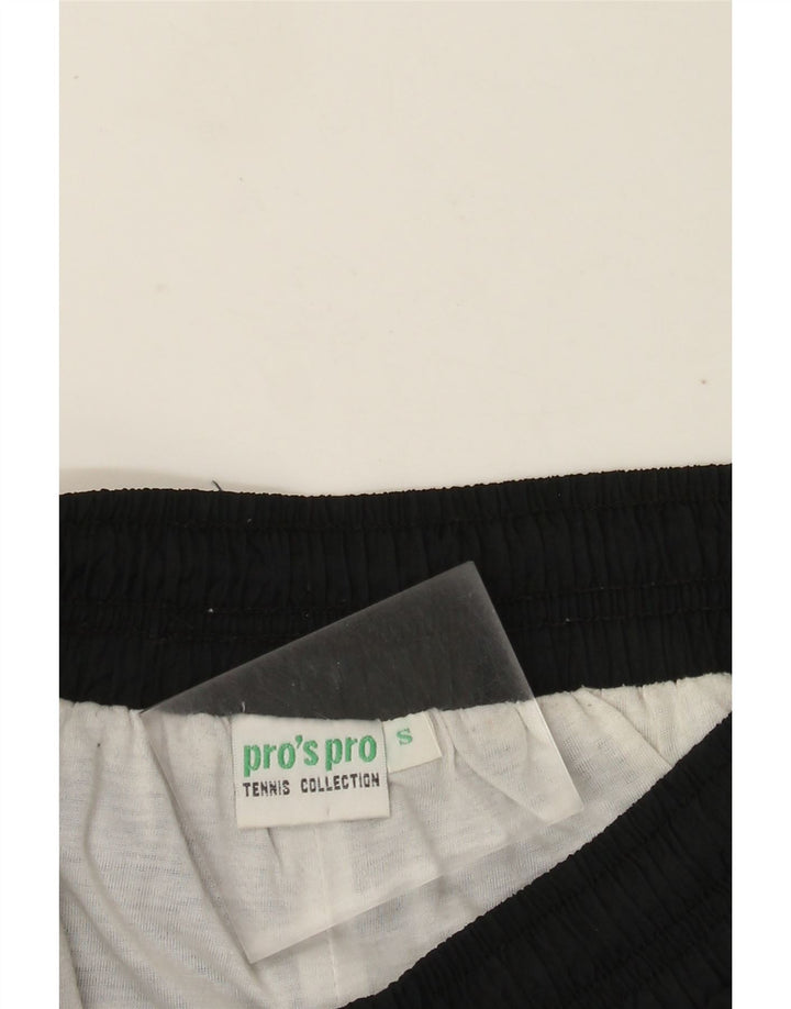 Vintage Herren Trainingshose Jogger Kleines schwarzes Polyamid