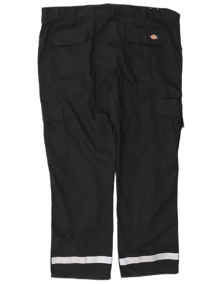 Dickies Gerade Herren-Cargohose W40 L28 Schwarzes Colourblock-Polyester