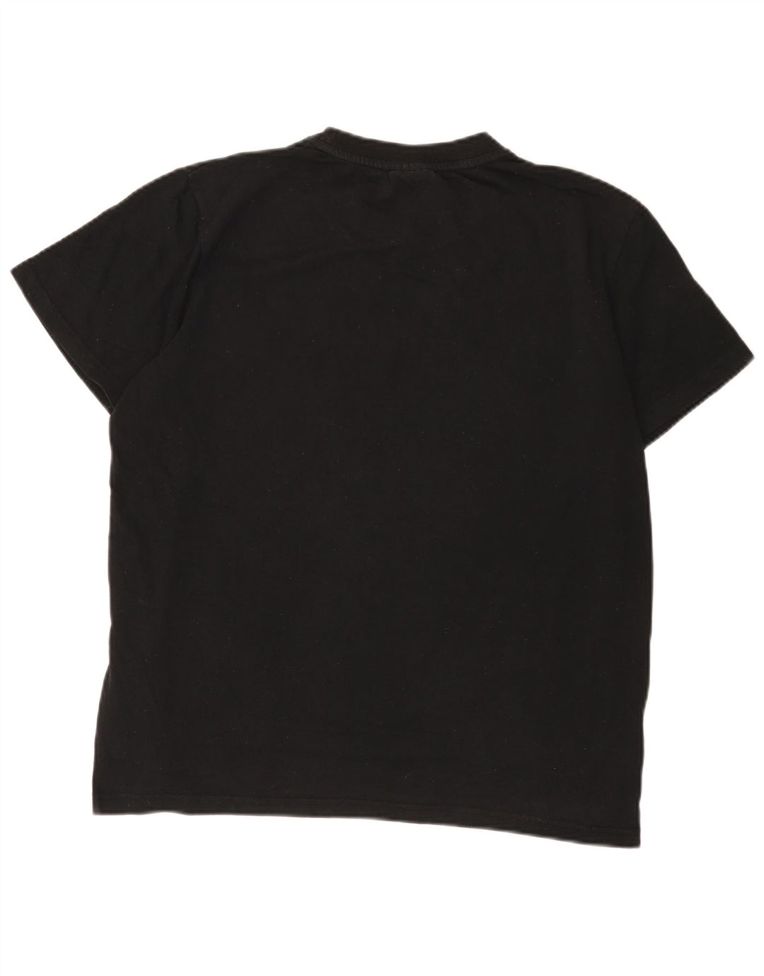 Fila Herren-T-Shirt mit Grafik, groß, aus schwarzer Baumwolle