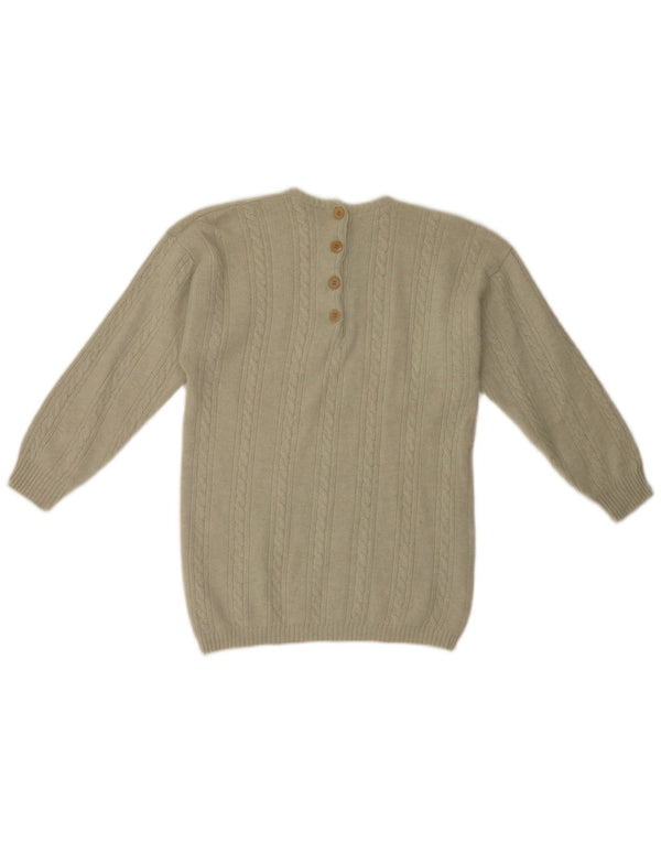 Maria Grazia Severi Damen Pullover mit Rundhalsausschnitt IT 54 3XL Grün