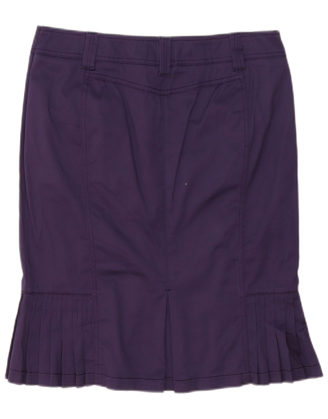 Byblos Damen 2-Knopf-Rock-Set US 12 Large W32 Lila Baumwolle