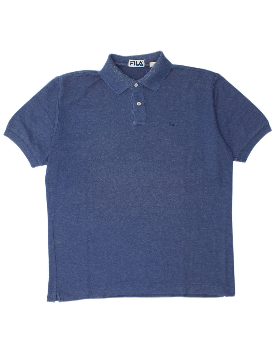 Fila Herren Poloshirt IT 52 Große blaue Baumwolle