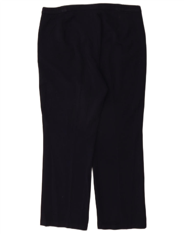 Gerade Freizeithose für Damen von Marks & Spencer, W32, L28, Marineblau, Polyester