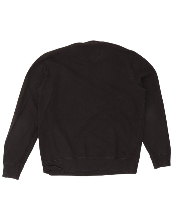 Barbour Herren-Sweatshirt mit Grafik, groß, aus schwarzer Baumwolle