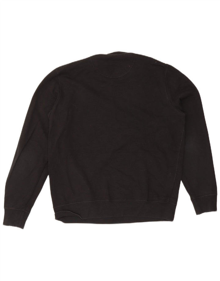 Barbour Herren-Sweatshirt mit Grafik, groß, aus schwarzer Baumwolle