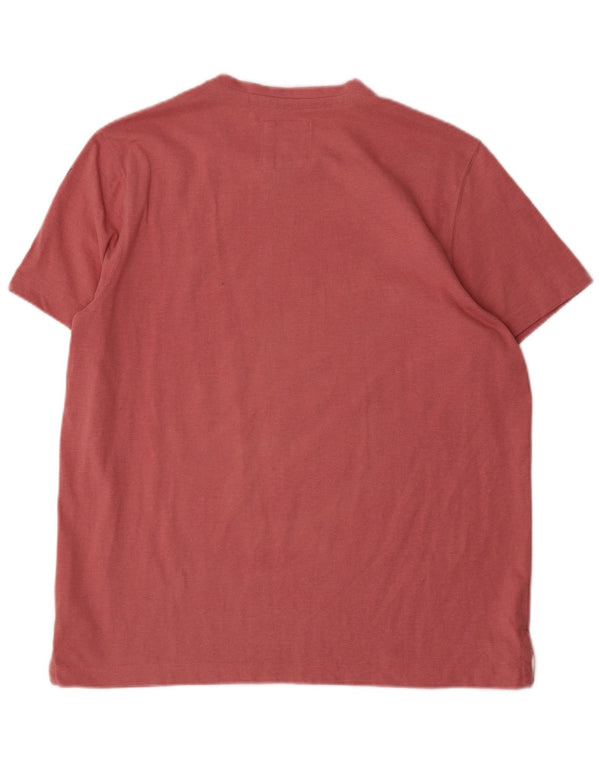 Crew Clothing Herren T-Shirt Top XL Rosa Baumwolle