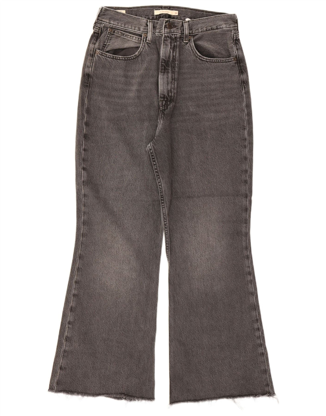 Levi's Damen High Rise Flared Jeans W30 L26 Graue Baumwolle