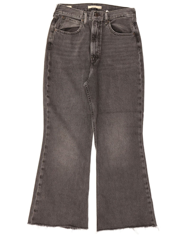 Levi's Damen High Rise Flared Jeans W30 L26 Graue Baumwolle