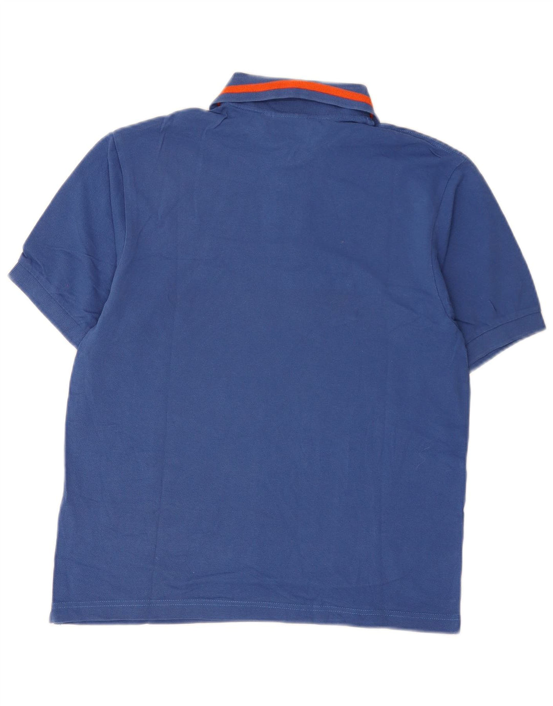 Diadora Herren-Poloshirt, kleine blaue Baumwolle