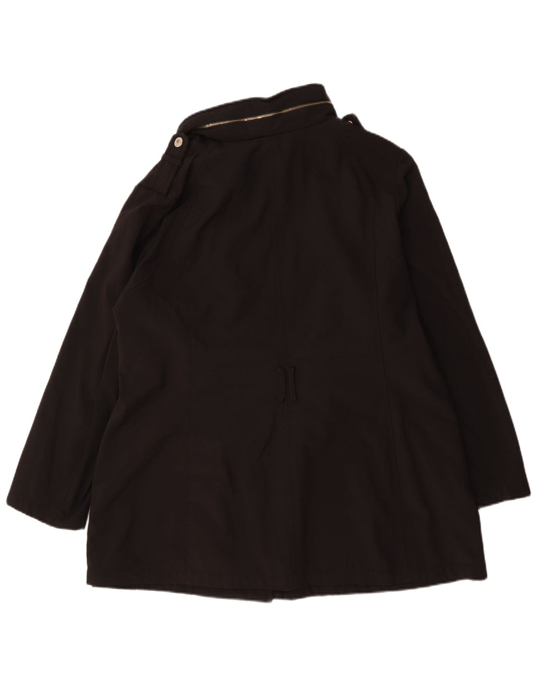 Michael Kors Damen Übergroße Militärjacke UK 20 2XL Schwarz Polyester