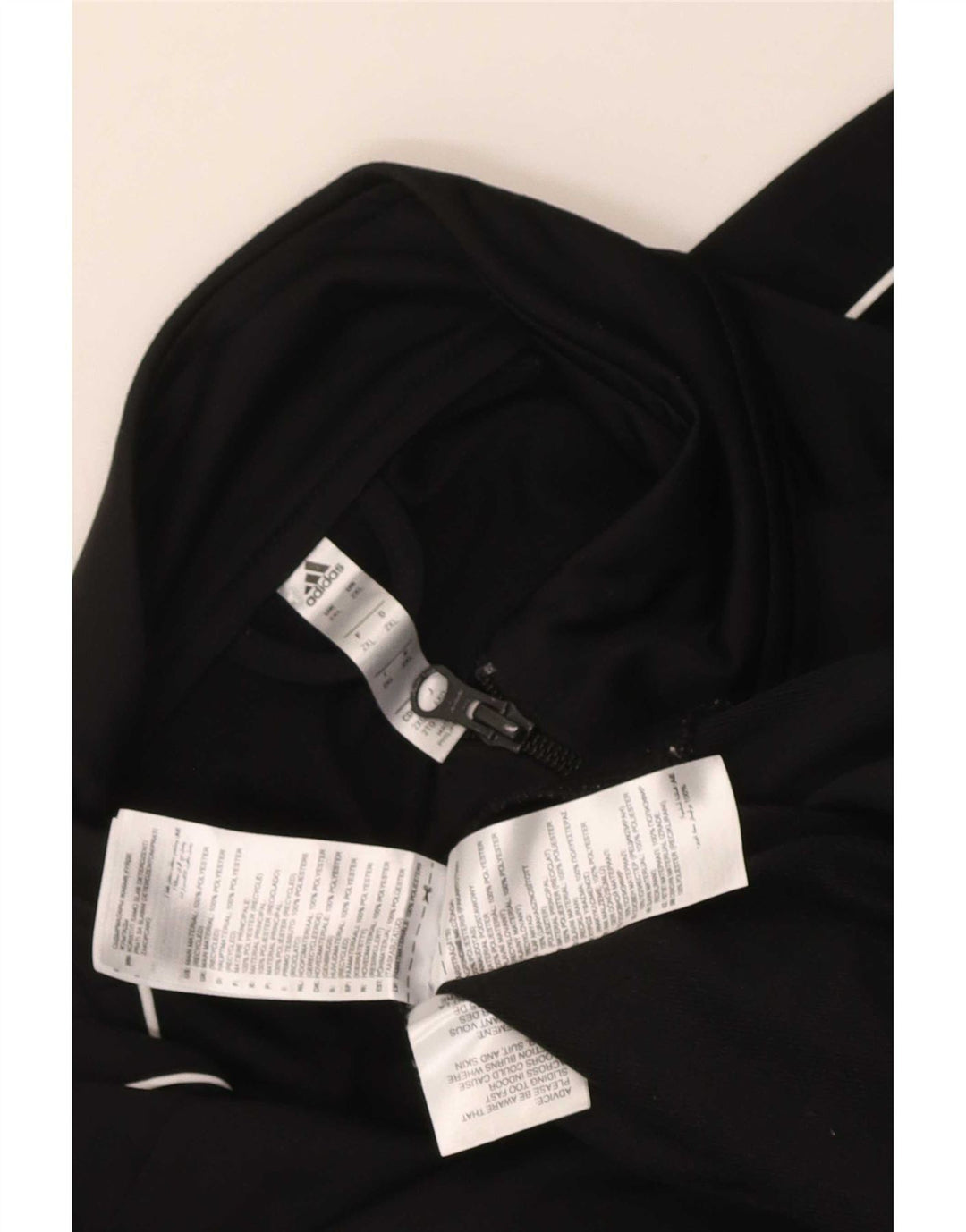 Adidas Herren Trainingsanzug Top Jacke 2XL Schwarz Polyester