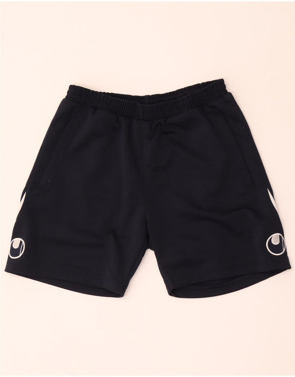 Uhlsport Herren-Sportshorts, groß, marineblau, Farbblock-Polyester