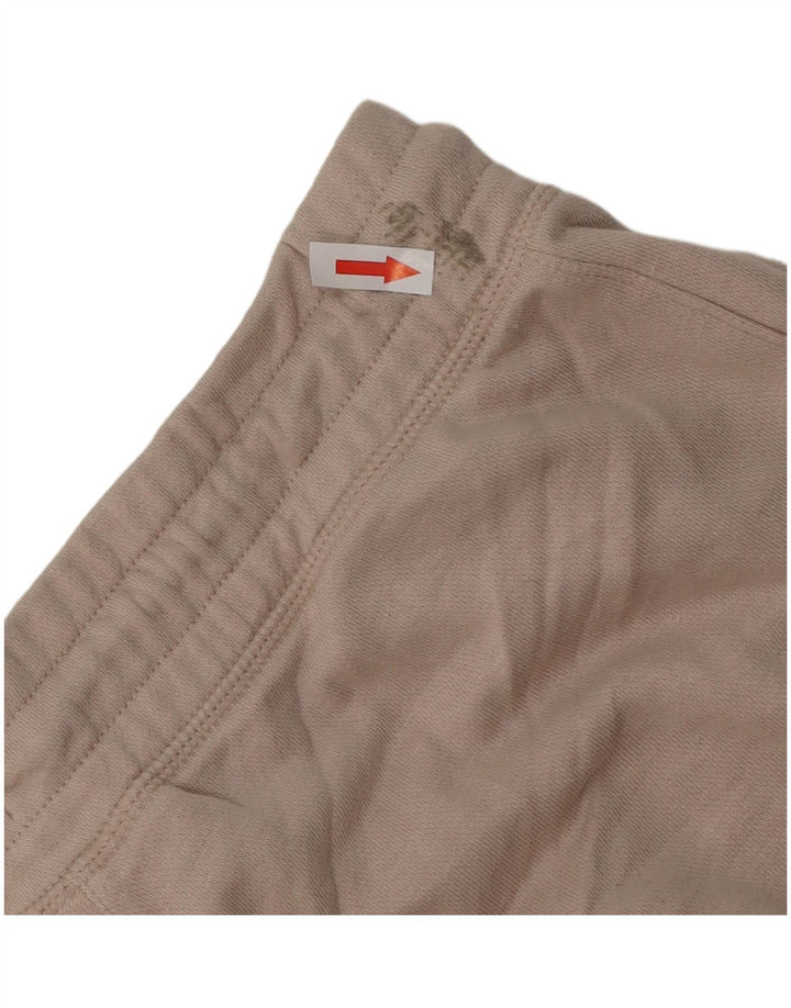 Reebok Damen Sportshorts UK 14 Mittelbeige Baumwolle