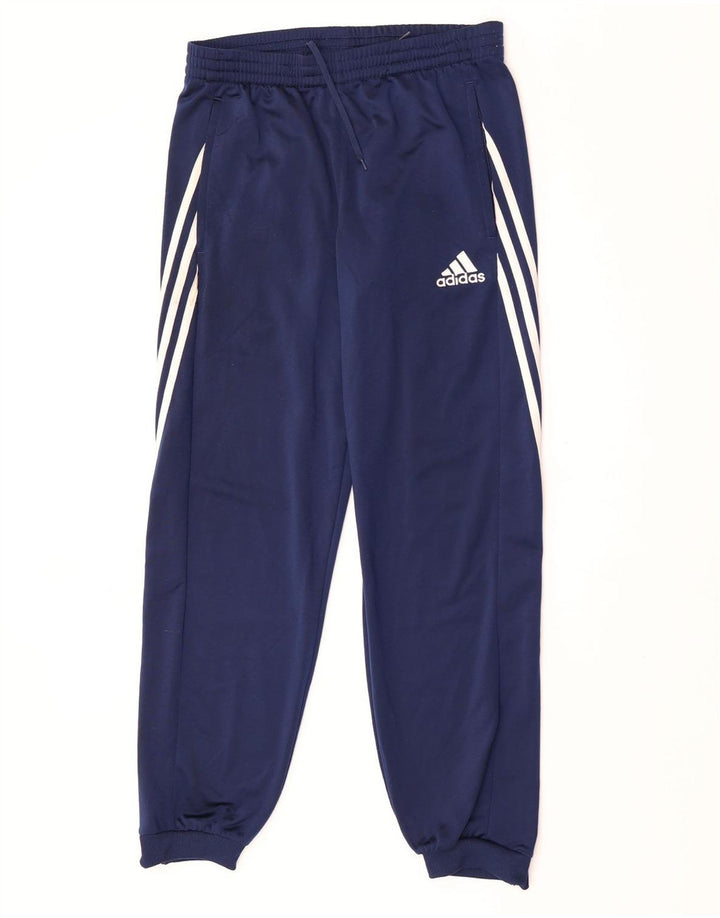 ADIDAS Herren-Trainingshose, Jogginghose, mittelblau, Polyester