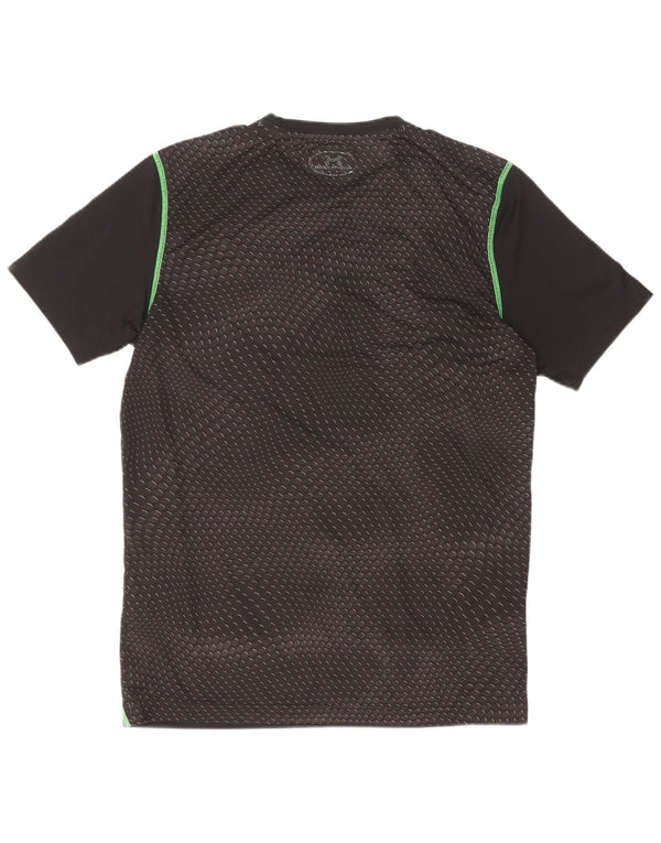 Under Armour Herren T-Shirt Top Small Schwarz Geometrisch Polyester