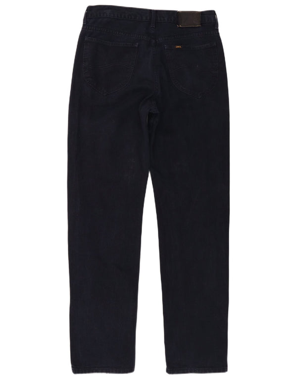 Lee Herren Chicago Straight Casual Hose W33 L34 Marineblaue Baumwolle