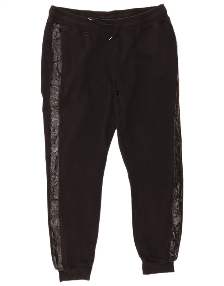 Trussardi Damen UK 20 2XL Schwarze Baumwolle