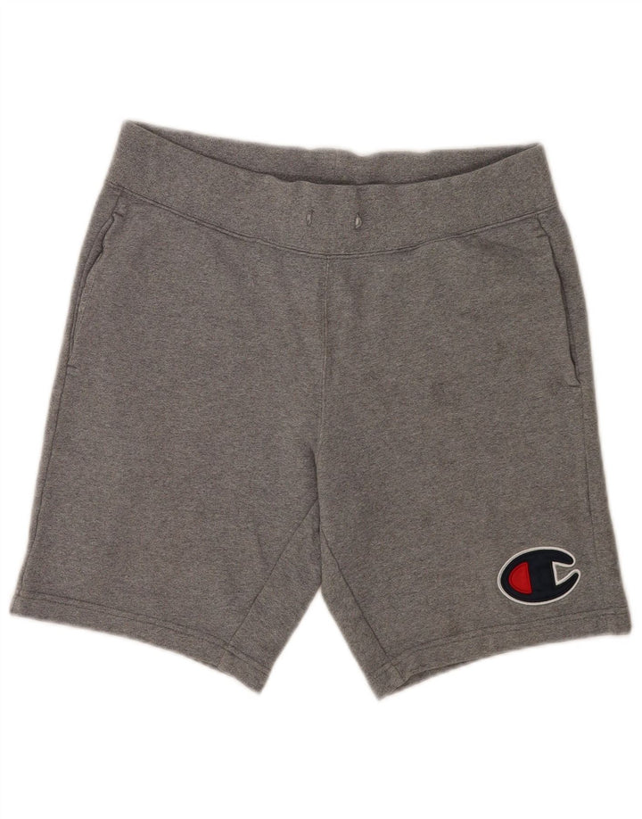 Champion Herren Graphic Sport Shorts Mittelgraue Baumwolle