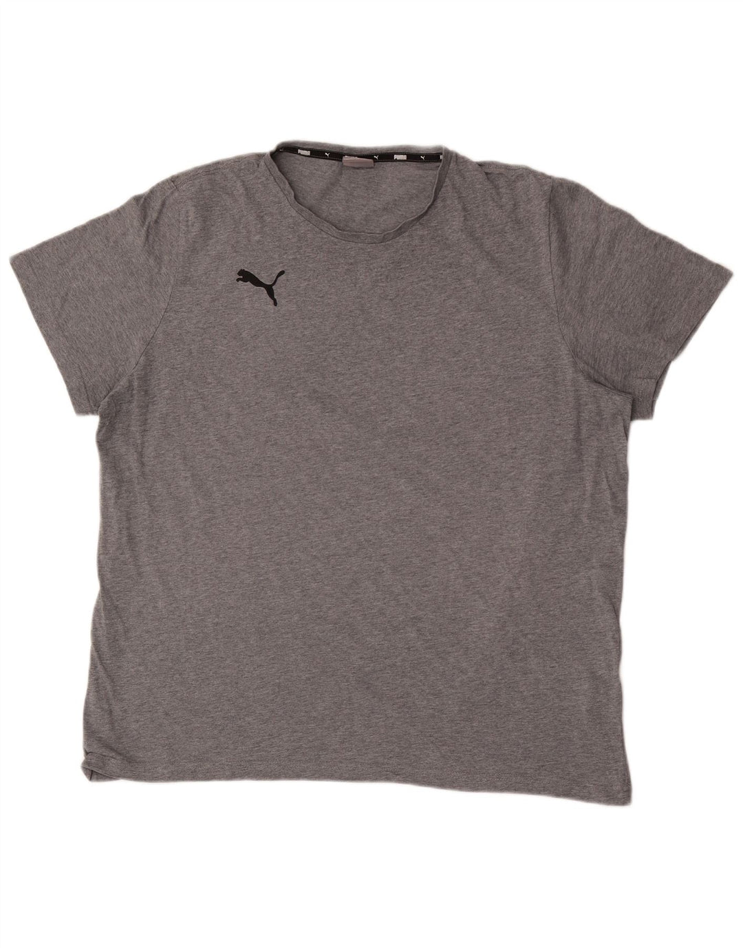 Puma Herren T-Shirt Top 2XL Grau Baumwolle