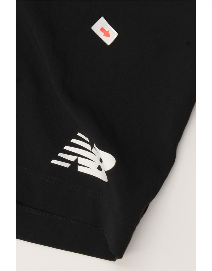 New Balance Herren Graphic Sport Shorts Large Schwarz Polyester