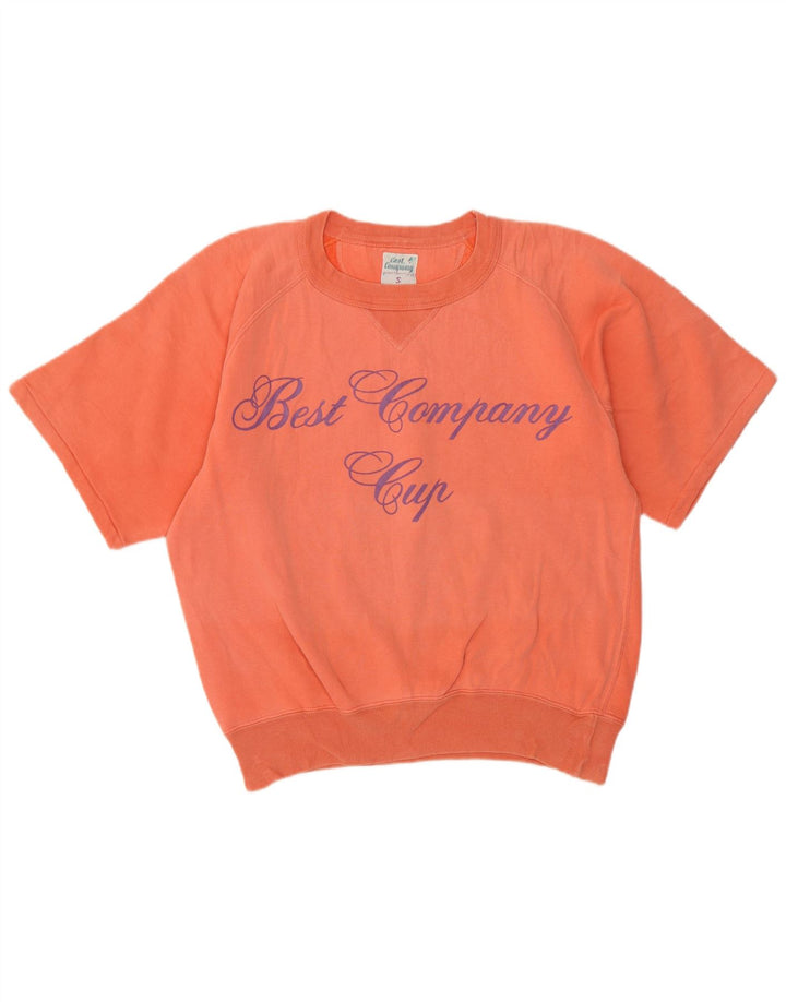 Best Company Damen-Sweatshirt mit übergroßem Grafikmotiv, Gr. 10, Größe S, Orange