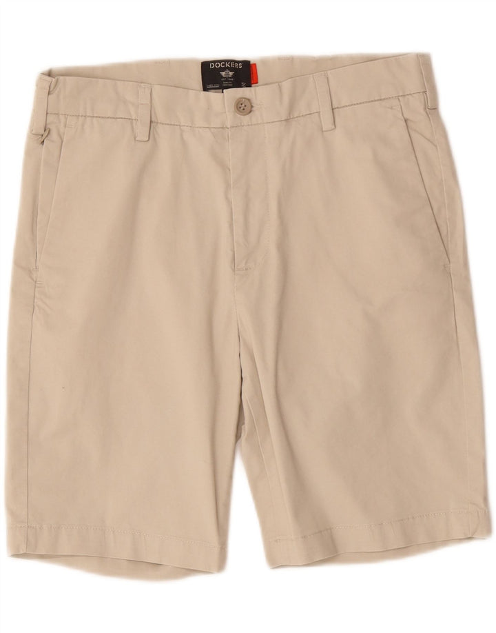 Dockers Herren Chinoshorts W29 Small Beige Baumwolle