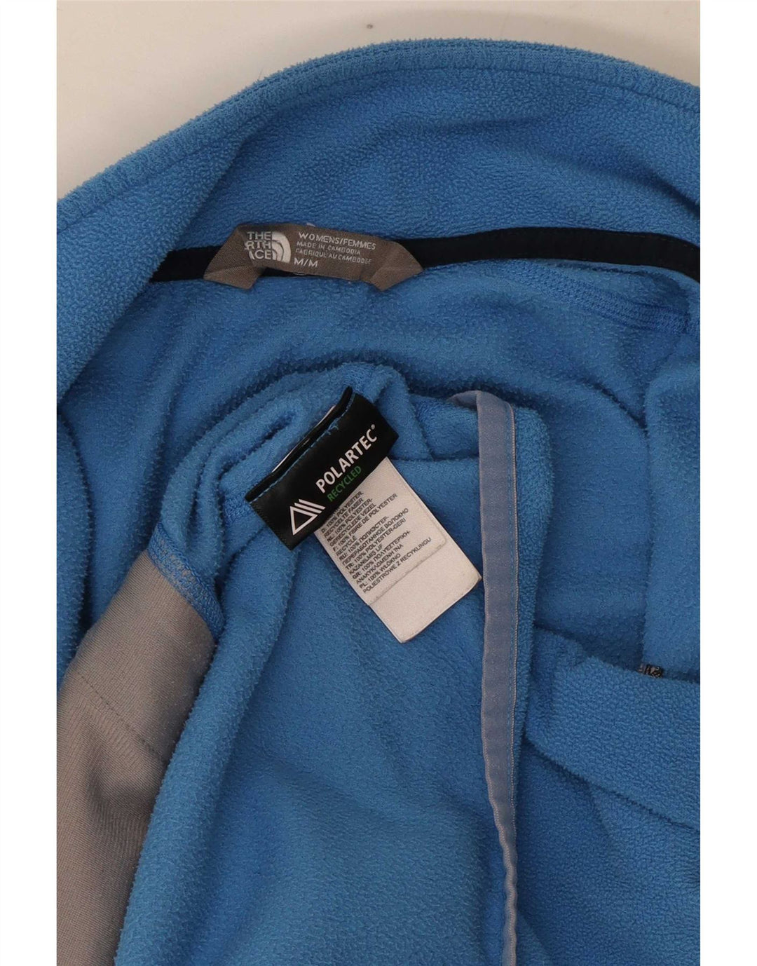 The North Face Damen Polartec Liner Fleecejacke UK 14 Mittelblau
