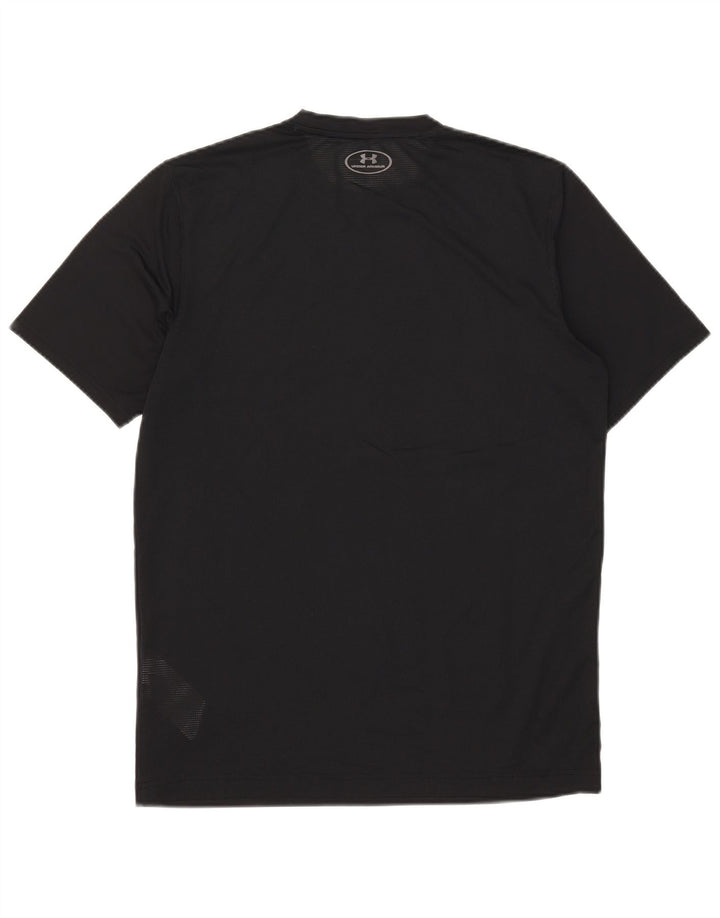 Under Armour Herren Heat Gear T-Shirt Top Medium Schwarz Polyester