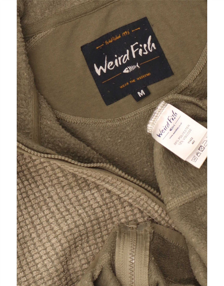 Weird Fish Herren Fleecejacke Medium Khaki Polyester