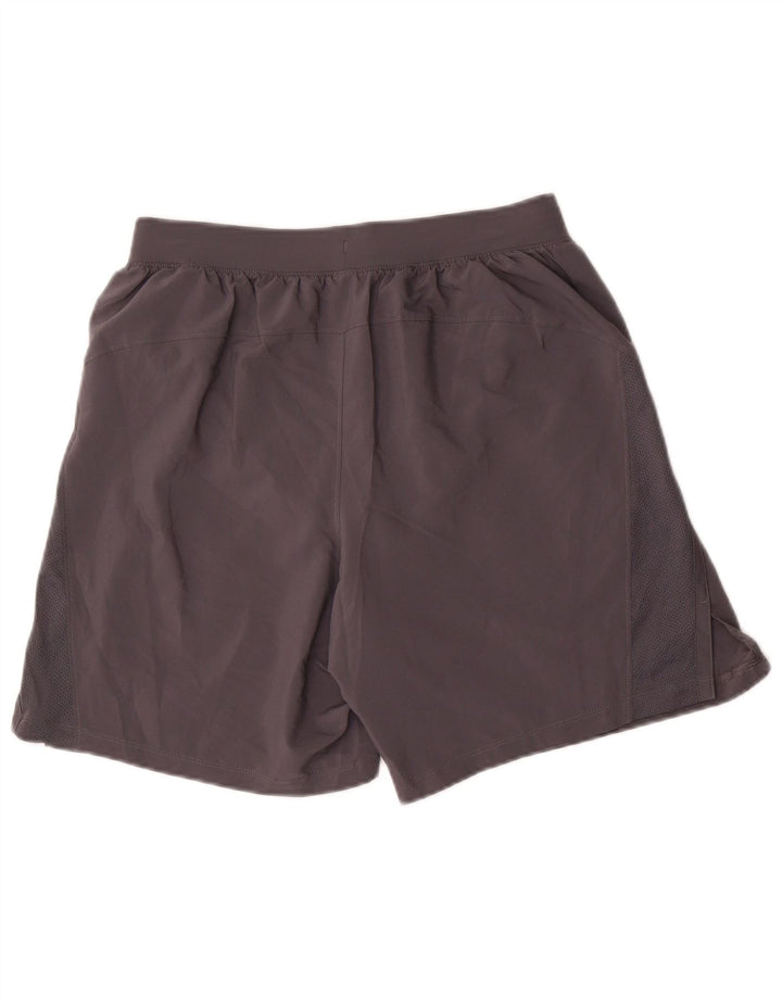 Under Armour Herren-Sportshorts aus mittelgrauem Polyester