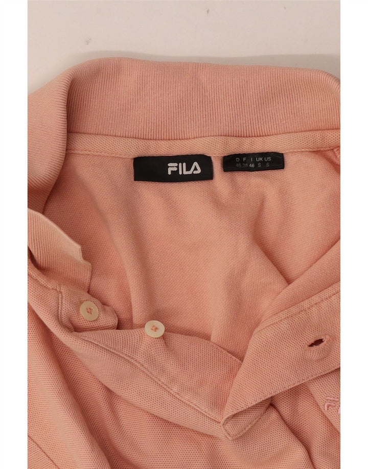 Fila Herren Poloshirt Small Pink