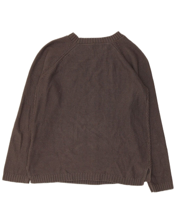 Kangol Damen-Pullover mit U-Boot-Ausschnitt, Gr. 10, Small, Grau, Acryl