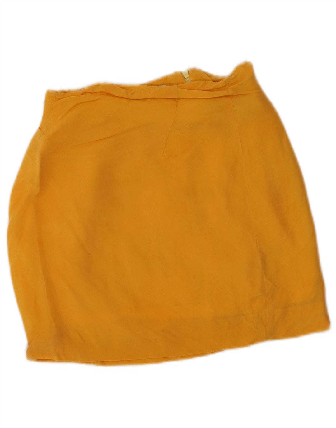 VINTAGE Womens Pencil Skirt Small W26  Orange Cupro