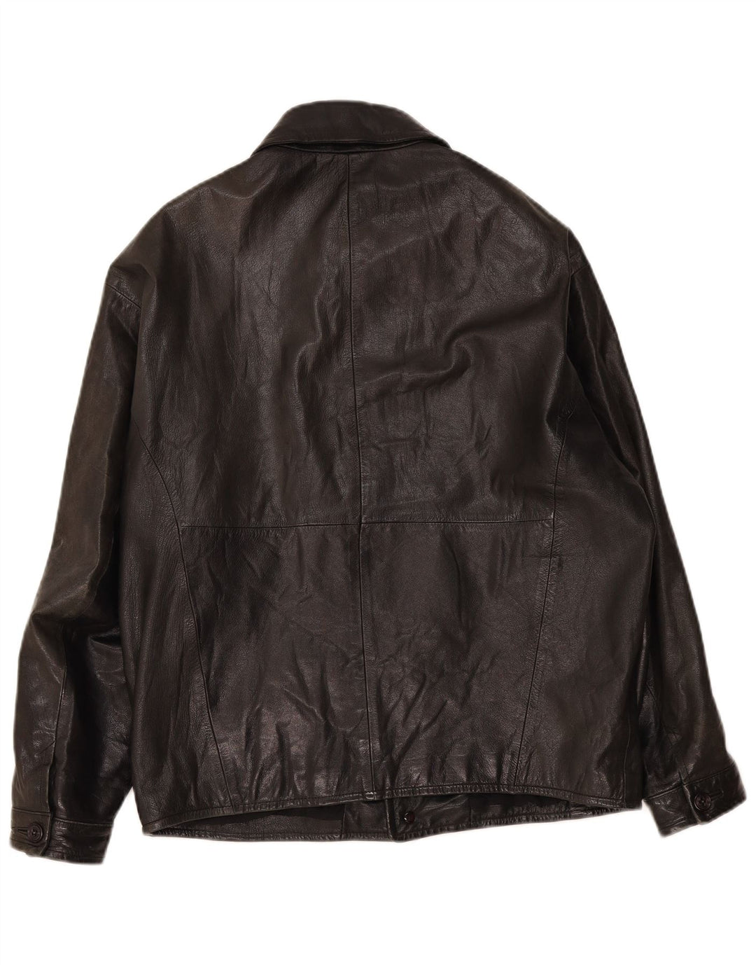 Vintage Herren Lederjacke UK 40 Large Schwarz