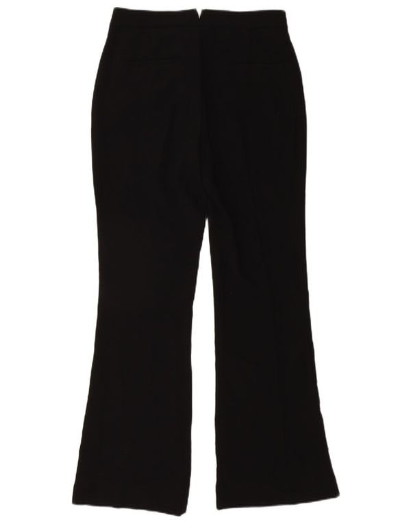 Zara Damen-Flare-Freizeithose, Größe S, W26, L30, Schwarz