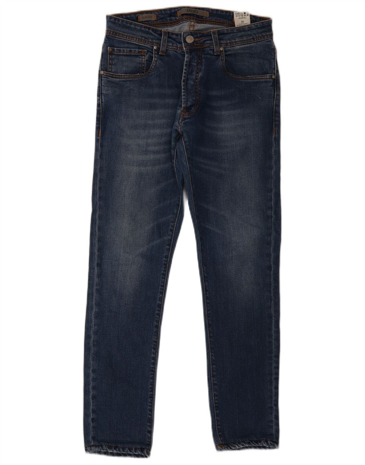 Liu Jo Herren Franktop Slim Jeans W32 L28 Blaue Baumwolle