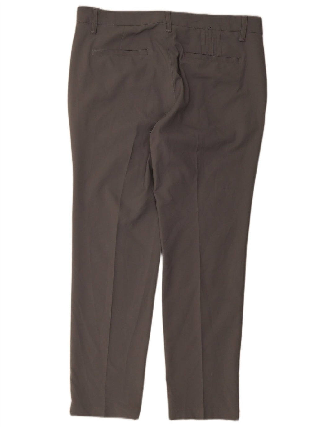 Adidas Herren Straight Chino Hose W34 L30 Grau Polyester