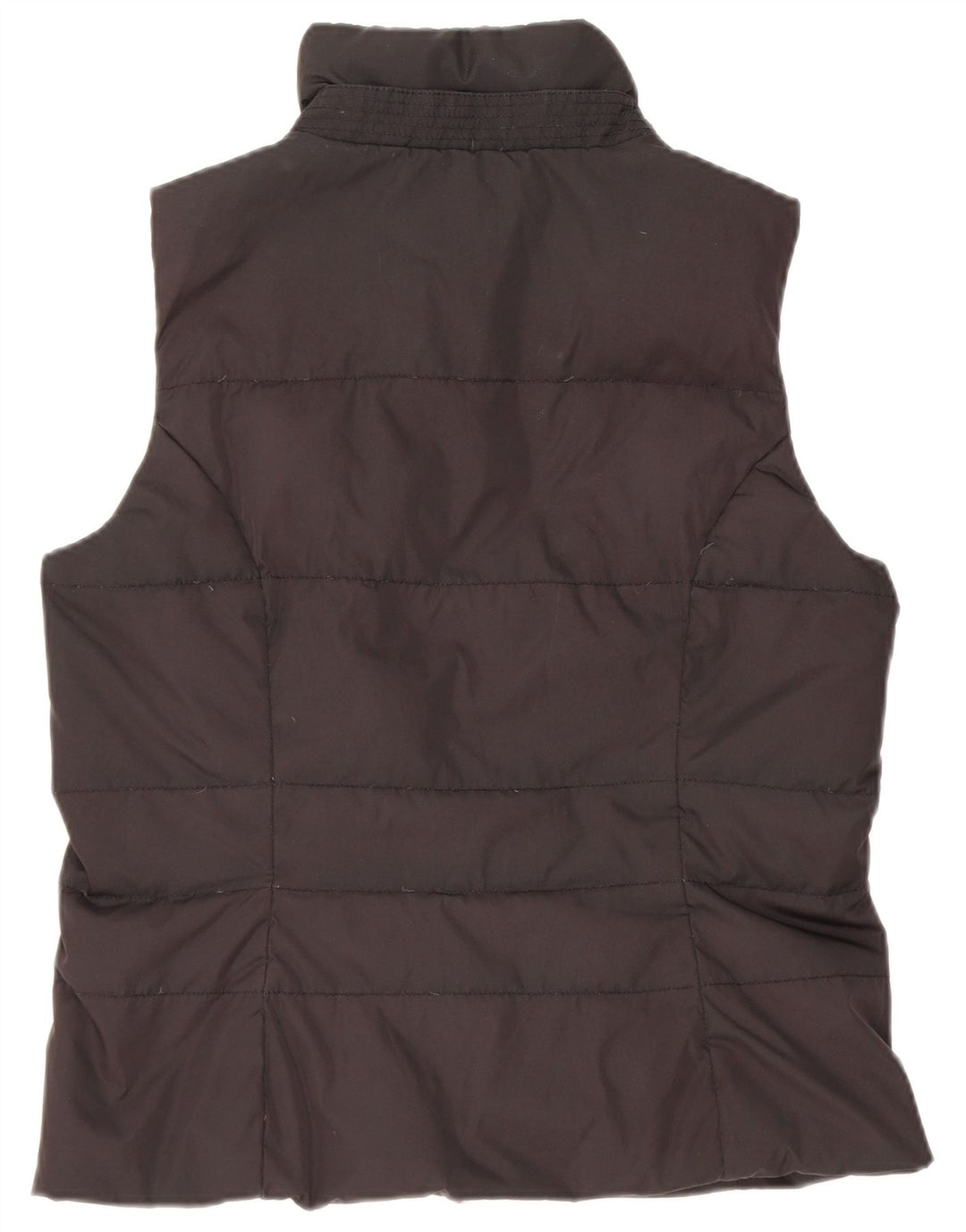 Tommy Hilfiger Damen Wattierte Weste UK 14 Large Schwarz Polyester
