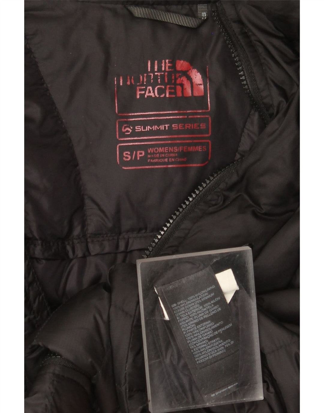 The North Face Damen Wattierte Jacke UK 10 Small Schwarz Nylon