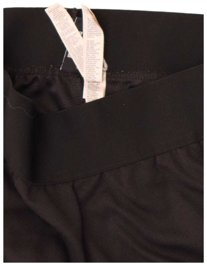 Adidas Damen-Trainingshose UK 12/14 Mittelschwarzes Polyester