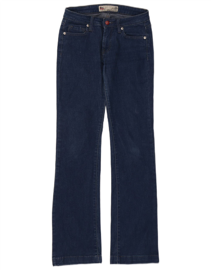 Roy Rogers Damen Bootcut Jeans W27 L31 Blaue Baumwolle