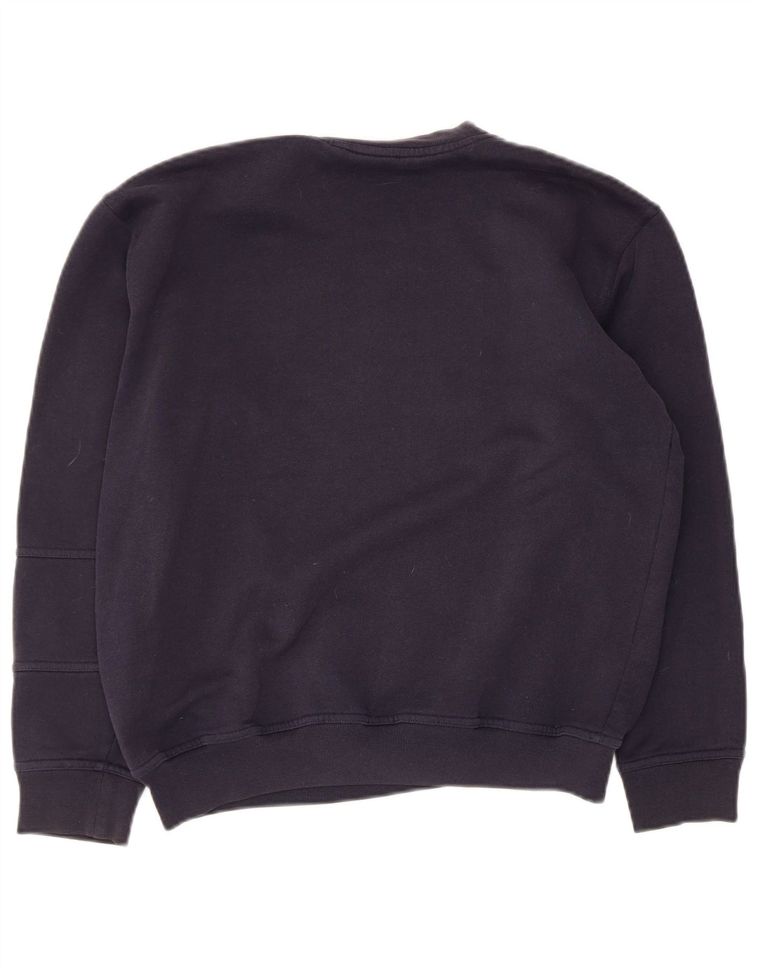 Ellesse Womens Graphic Oversized Sweatshirt Pullover UK 10 Small Marineblau