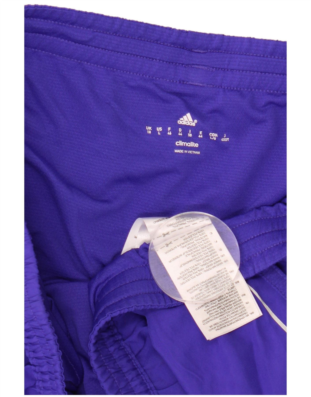ADIDAS Damen Climalite Sport Shorts UK 18 XL Lila Polyester