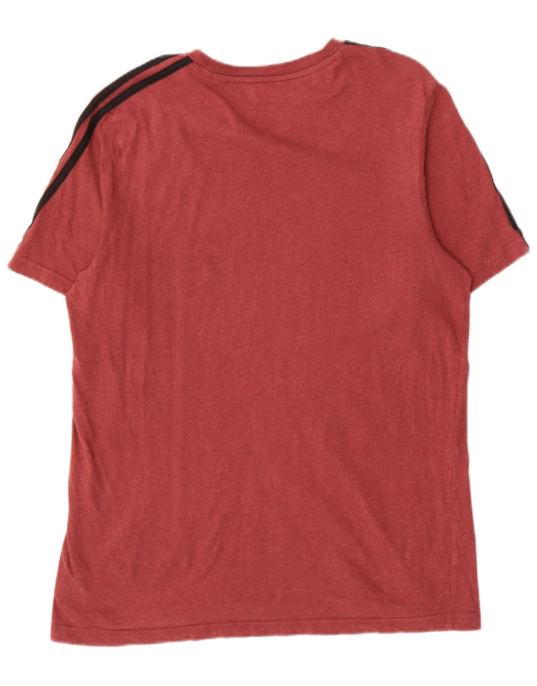 Adidas Herren T-Shirt Top Große rote Baumwolle