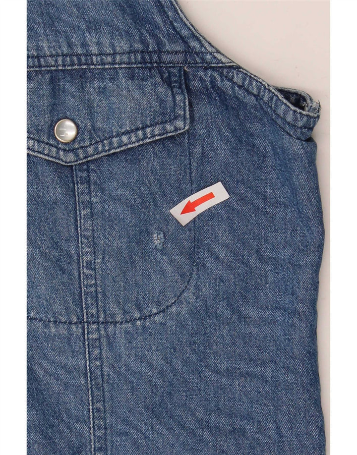Brandon & C Damen ärmelloses Jeanshemd UK 14 Mittelblau